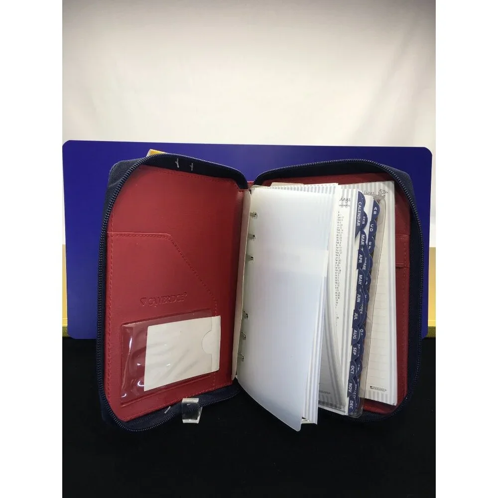 Cambridge Organizer Agenda w/ Removable Wallet Undated Monthly Calendar NEW